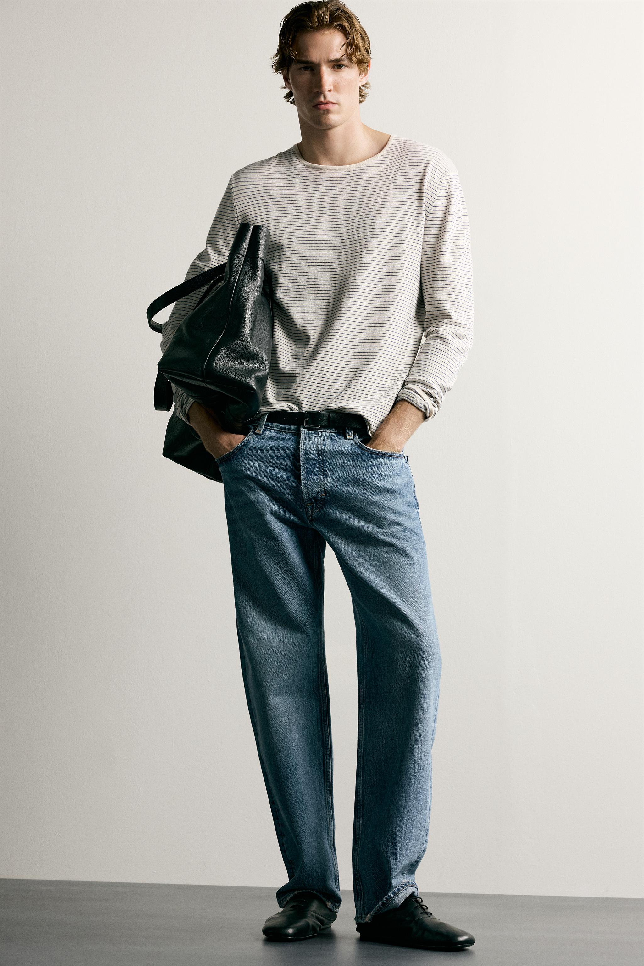 LIGHTWEIGHT STRIPED JACQUARD JUMPER
